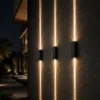 Arandela IP65 com fachos para áreas externas LED 12W IP65 Feixe Estreito Para Varandas, Fachadas e Jardins