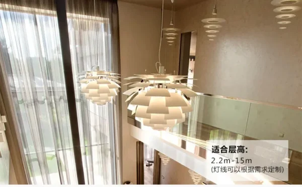 kf-Sdfb4f3c8bd764daba528355be5d492032 Lustre Formato Pinha Designer Poul Henningsen PH Artichoke – Réplica Chinesa