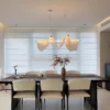 kf-Se0c56919da954d8bb6cd50fbf33c4ae8N Lustre Escultural minimalista Formas Orgânicas Wabi-Sabi Tecido Branco Para Mesa Jantar