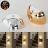 Arandela Minimalista Sem Fio Com LED Recarregável Com Fixação Magnética Para Quartos, Salas e Hall de Entrada
