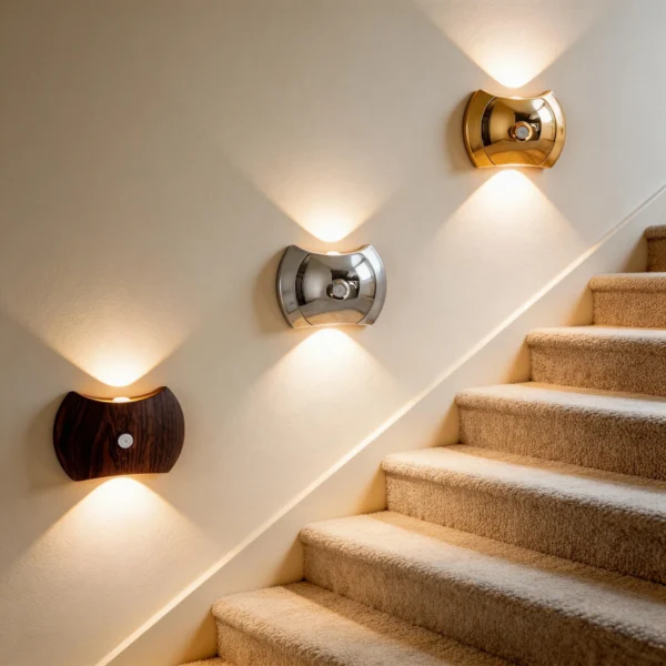 Arandela Minimalista Sem Fio Com LED Recarregável Com Fixação Magnética Para Quartos, Salas e Hall de Entrada