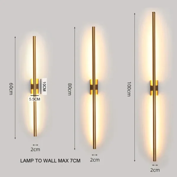 kf-Se6d72b37374a4c90b6354d7082c5c9feK Arandela Linear Minimalista Tubular Alumínio Preto Ou Dourado Para Quartos, Salas e Hall De Entrada