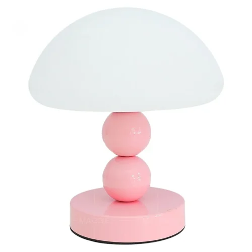 Abajur Moderno Luminária Portátil Tipo Cogumelo Estilo Francês Alumínio Para Mesa Home Office, Cabeceira Cama e Criado Mudo
