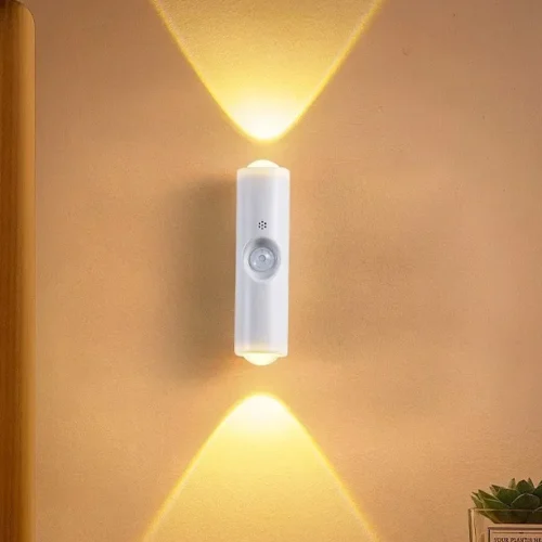 Arandela Moderna Sem Fio Com Sensor Movimento Magnética Para Quartos, Hall de Entrada e Lavabos