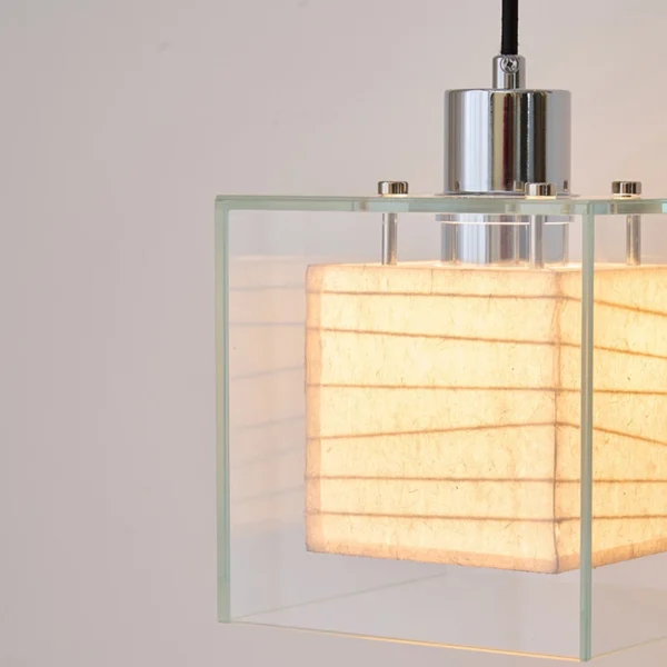 kf-Sfb0d29b51687411098dbddf39db52f6eH Pendente Moderno Quadrado de Vidro Design Japonês Para Bancada e Mesa de Jantar