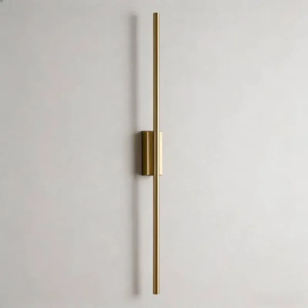 kf-Sfc64bf6cc20f4b37ace9e70ecfa6e5e9e Arandela Linear Minimalista Tubular Alumínio Preto Ou Dourado Para Quartos, Salas e Hall De Entrada