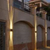 kf-Sfdf1866ff8f940c9ad31f6ac79798169T Arandela IP65 com 3 fachos De Luz Para Áreas Externas Como Jardins e Varandas
