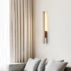 kf-Sff987e3a2a9b44d99e9eba78da3fd93fS Arandela Linear Rústica Wabi-Sabi em Travertino Cor Natural Para Quartos, Salas e Lavabos