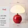 medida Abajur Portátil Moderno Modelo Cogumelo LED USB Para Salas e Quartos