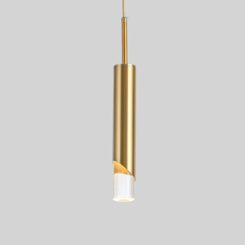 Pendente LED Dourado Nórdico Minimalista Pendente LED Dourado Nórdico Minimalista