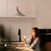 kf-S345af421bc5842f4bd8a3ea711858c8bc Pendente de Madeira Triangular LED Minimalista - foto 4