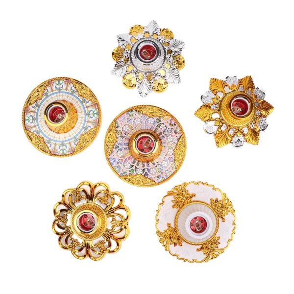 kf-S3ea3c07d31934351a1f52f2d84c19f33s Base Para Lustres Pendentes de Teto Colorido Suporte De Lâmpada E27