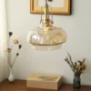 kf-S3efb3ea20f894624a5bbf86c3e8f2e57D Pendente Nórdico de Vidro para Mesa de Jantar e Bar - foto 4