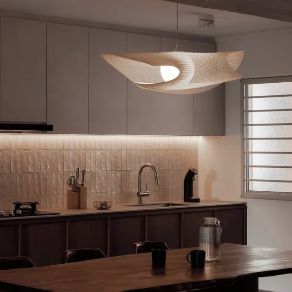 kf-S8cd39bd0f2064d0cabf2c6e8339399b4h Pendente de Vidro com Malha de Design - foto 5