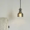 Pendente Vintage de Ferro e Vidro E14 Pendente Vintage de Ferro e Vidro E14