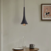 pendente branco e cromado 1 Pendente LED Espelhado Regulável
