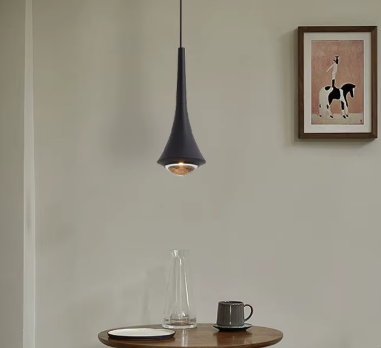 pendente branco e cromado 1 Pendente LED Espelhado Regulável