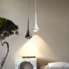pendente branco e cromado Pendente LED Espelhado Regulável