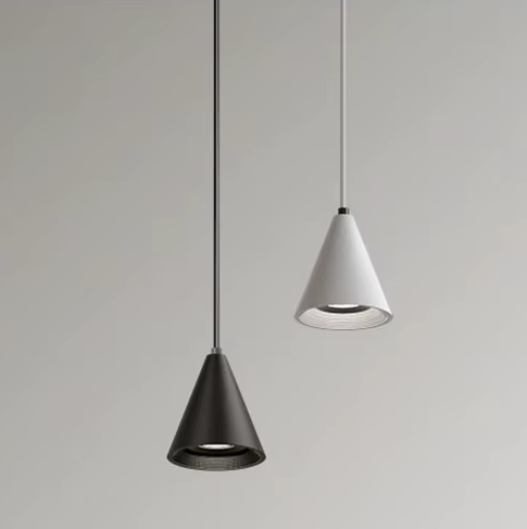 pendente branco miresa 1 Pendente LED Moderno Preto e Branco