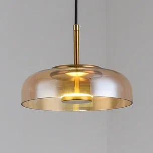 Pendente LED de Vidro de Design Moderno Pendente LED de Vidro de Design Moderno